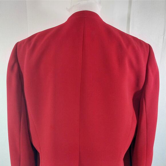 JONES WEAR! ROUGE RED BOW DETAILED WAIST ADORABLE JACKET, BLAZER! SZ 14 - Picture 7 of 11